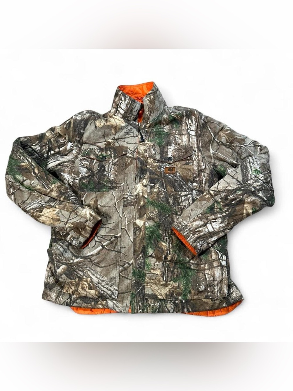 Carhartt Men’s Woodsville Realtree Camo Reversible Insulated Jacket Size Medium